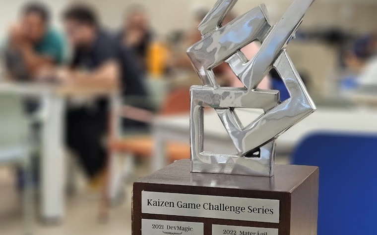 Troféu do Kaizen Game Challenge Series